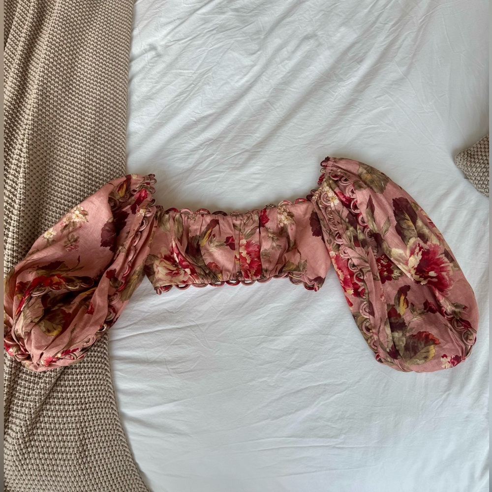 Zimmermann Cassia Scallop Crop top 0p